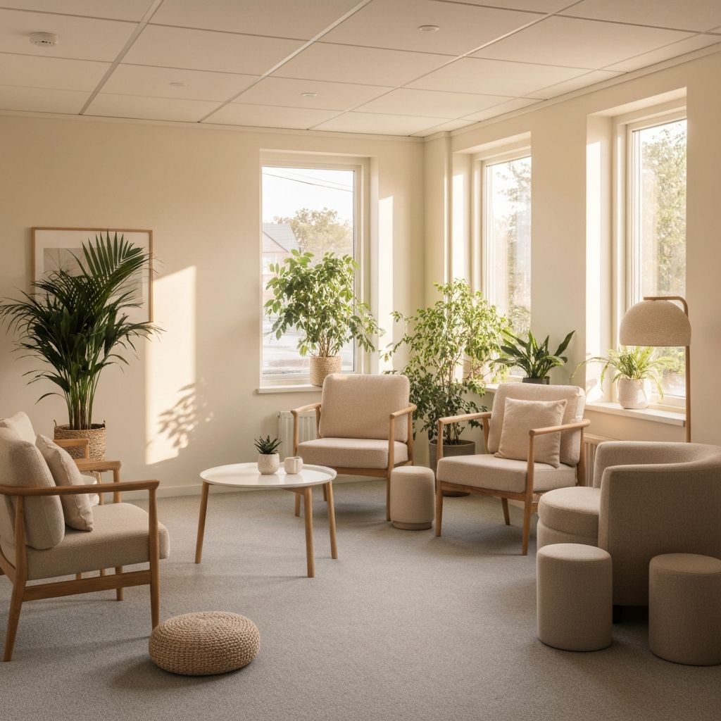 Espacio de terapia acogedor